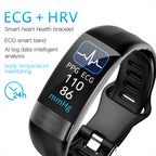 Body Temperature Smart Bracelet ECG Heart Rate Blood Pressure Blood Oxygen Health Test Sleep Exercise Waterproof