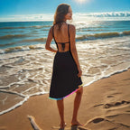 Tassel Suspender Bikini Smock Dress